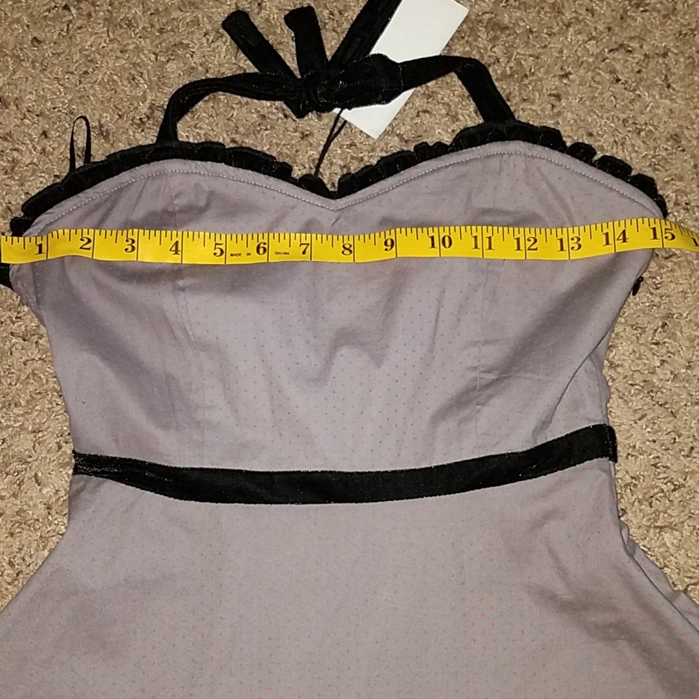 Sourpuss Heart Flash Dress Pinup Rockabilly - Picture 9 of 11